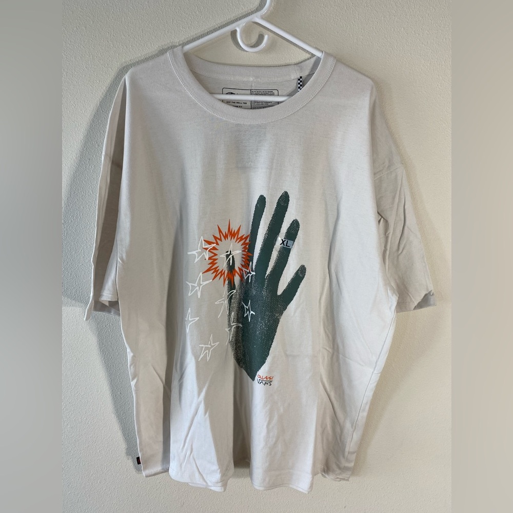 Vans X Quasi Skateboards Hocus Pocus Light Gray T Shirt - Size XL Over Sized